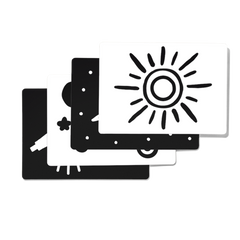 Complex Black and White Card Set