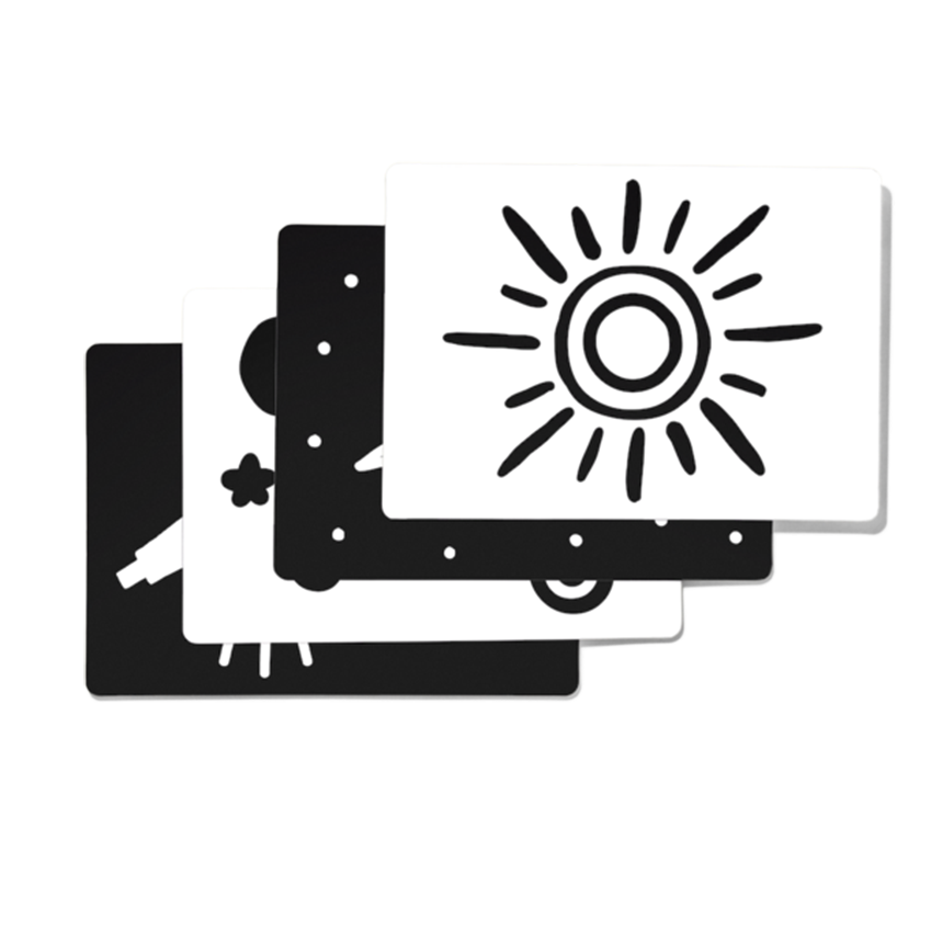 Complex Black and White Card Set
